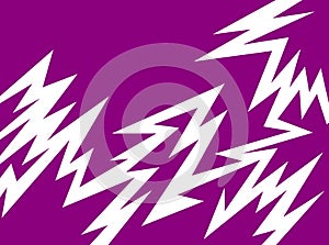 Simple background with jagged lightning pattern