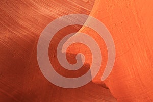 Simple background or wallpaper picture from Antelope Canyon red stone