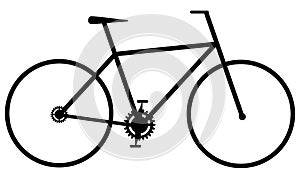 Simple bike icon