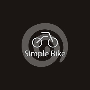 Simple Bike logo template