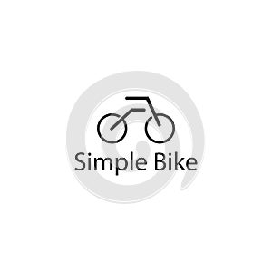 Simple Bike logo template