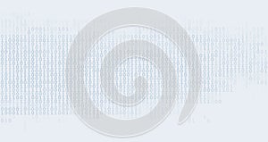 Simple binary code background. Vector pattern