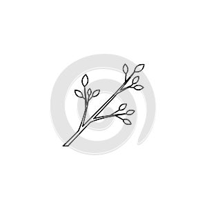 Minimalist and centered on a plain white background emphasizing the clean