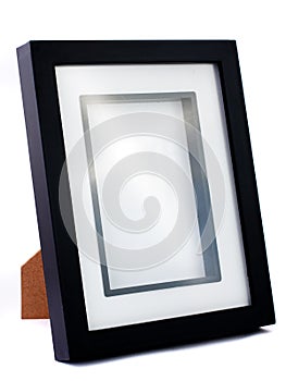 Simple black photo frame