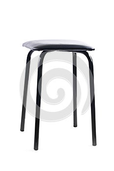 Simple black stool