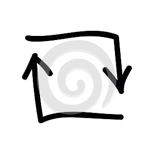 Simple black vector icon with a theme button, repeat playlist