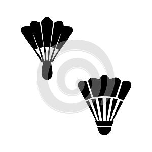 Simple Black and White Badminton Shuttlecocks