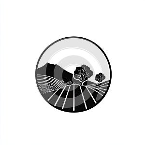 Rural Landscape Logo photo