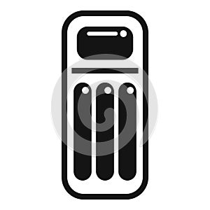 Computer tower icon vector illustration