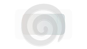 Simple Blank Button Icon, User Interface Element, vector design Generative AI