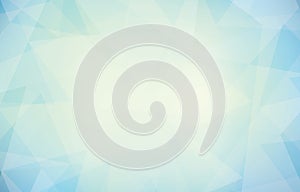 Simple bluish background with translucent triangles. Subtle vector pattern