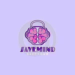 simple brain logo