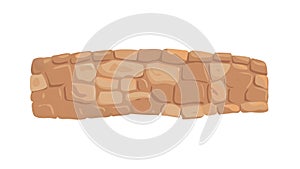 Simple Brick Wall Texture, Classic Building Background Vector, vector design Generative AI