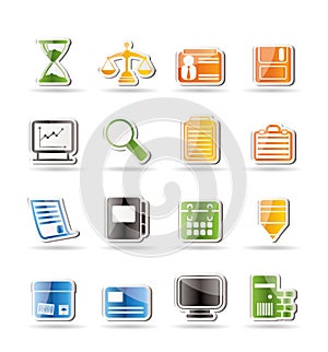 Simple Business and office Icons