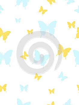 simple butterfly design lite colors