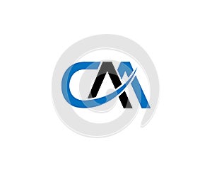 Simple CAA Letter Creative Logo photo
