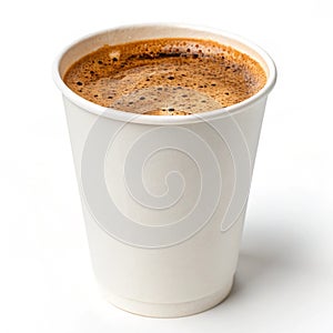 Cup isolated on white background