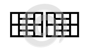 Simple Checkerboard Grid Pattern Vector, vector design Generative AI