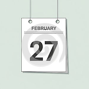 Is simple and clean emphasizing the date in a straightforward