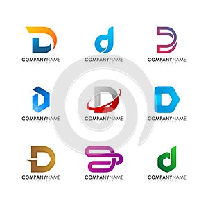 Modern D logo