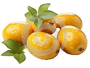 simple clip art of Passion Fruit on white background