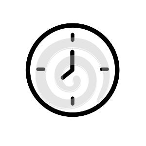 Simple clock icon