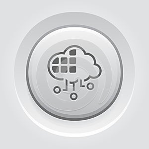 Simple Cloud Services Vector Icon