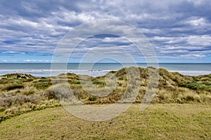 Simple coastal study at Foxton Beach in New Zealand