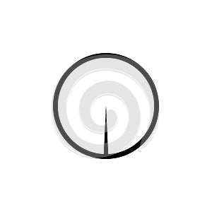 Simple collimator sight sniper scope crosshairs icon photo