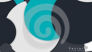 Simple and Colorful Circles Background , Design Vector