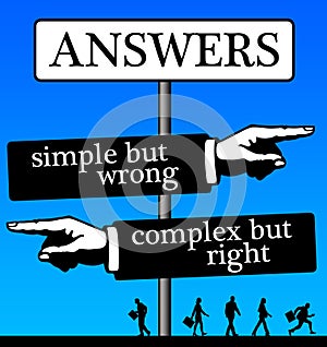 Simple complex answers