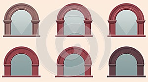 Simple Cornice Arched Windows: A Blend Of Neoclassicist And Rusticcore Design