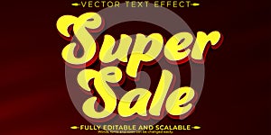 Simple creative text effect, editable brand and corporate text style