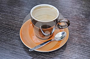 Simple cup of coffee