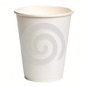 Cup mockup isolated on white background photo