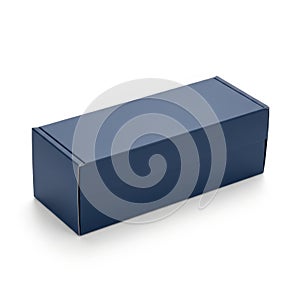 Simple dark blue rectangular box
