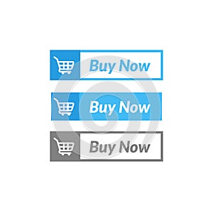 simple design of buy now button. online shop icon material