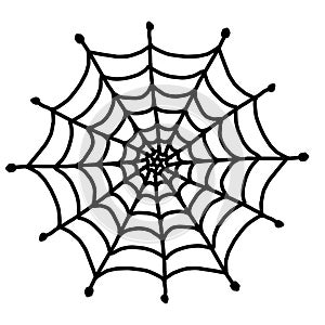 Simple design of illustration web spiderman