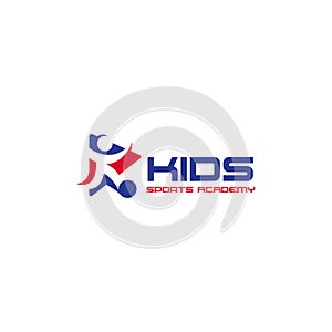 Simple design KIDS SPORTS ACADEMY logo design