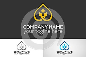 Love people arrow logo