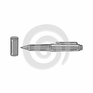 Vector Pen Illustration with Cap