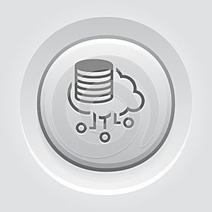 Simple Distributed Storage Vector Icon photo