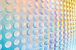 Simple dot patterns in pastel colors, representing cellular health and vitality photo