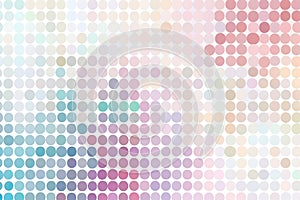 Simple dot patterns in pastel colors, representing cellular health and vitality photo