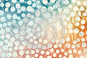 Simple dot patterns in pastel colors, representing cellular health and vitality photo