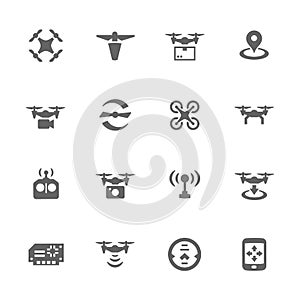 Simple Drone Icons