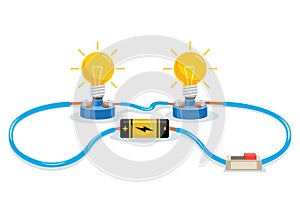 Simple Electric Circuit Experiment For Children Education