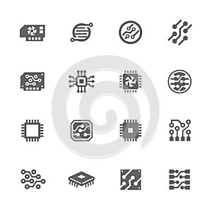 Simple Electronics icons