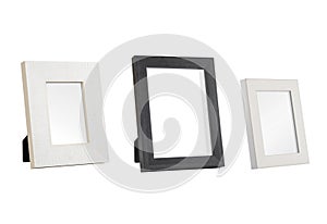 Simple and elegant empty photo frames