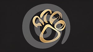 a simple elegant logo design featuring a stylized silh ai generated